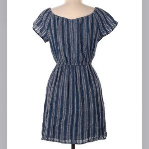 NWOT Universal thread blue striped casual dress Size L Large